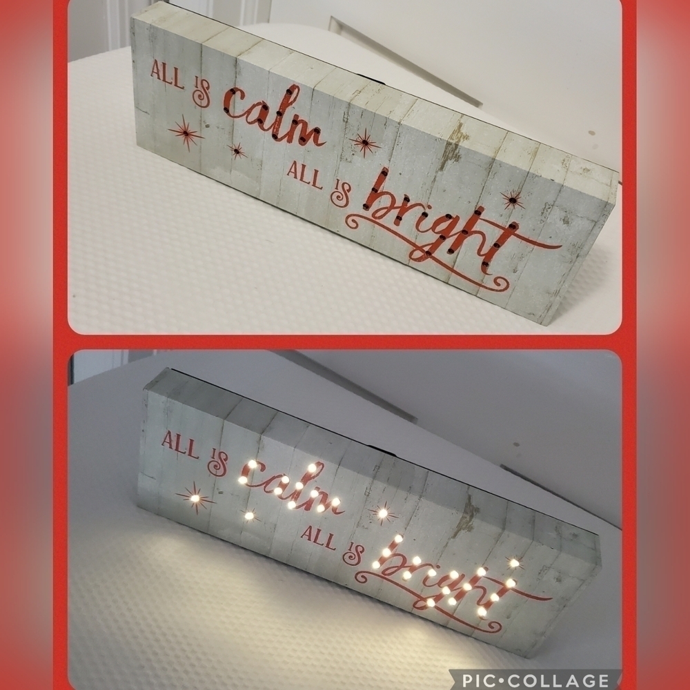 MerchSource, LLC Holiday Decorative accent, wall/shelf piece lightup